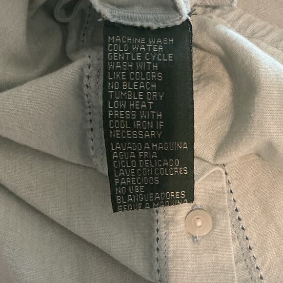 NEW Vintage Ralph Lauren Button Front Denim Maxi Dress Blue Western Country Sz 4 - Picture 5 of 5